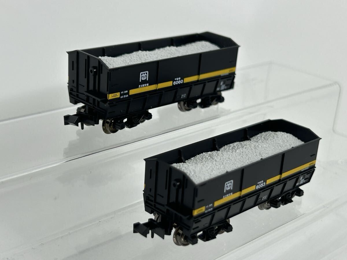 セキ 6053 セキ 6060 2両 KATO 10-1158 伯備線石灰輸送貨物列車 12両セット ばらし品拍卖