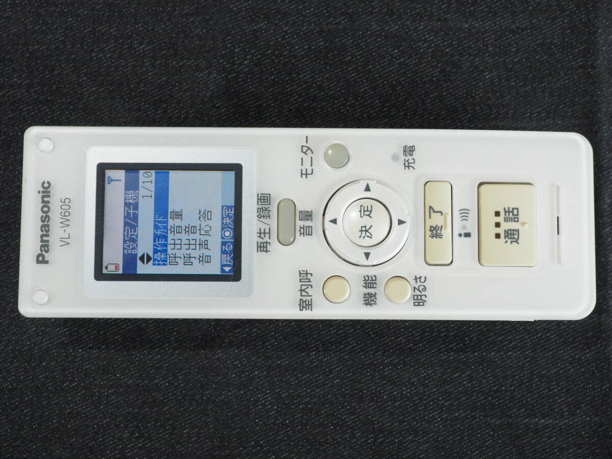 Panasonic テレビドアホン VL-W605 ワイヤレスモニター子機 !!画面まっ白、横線が出るなどの不具合対策品!!拍卖