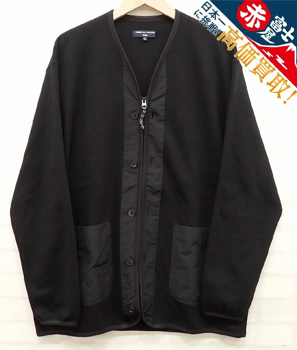 9T5428/COMME des GARCONS HOMME 綿度詰め天竺×綿ナイロンタッサー T004 コムデギャルソン拍卖