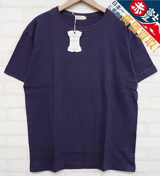 9T6641【クリックポスト対応】未使用品 ウエアハウス 4091 PLAIN 半袖無地スキブTシャツ WAREHOUSE拍卖