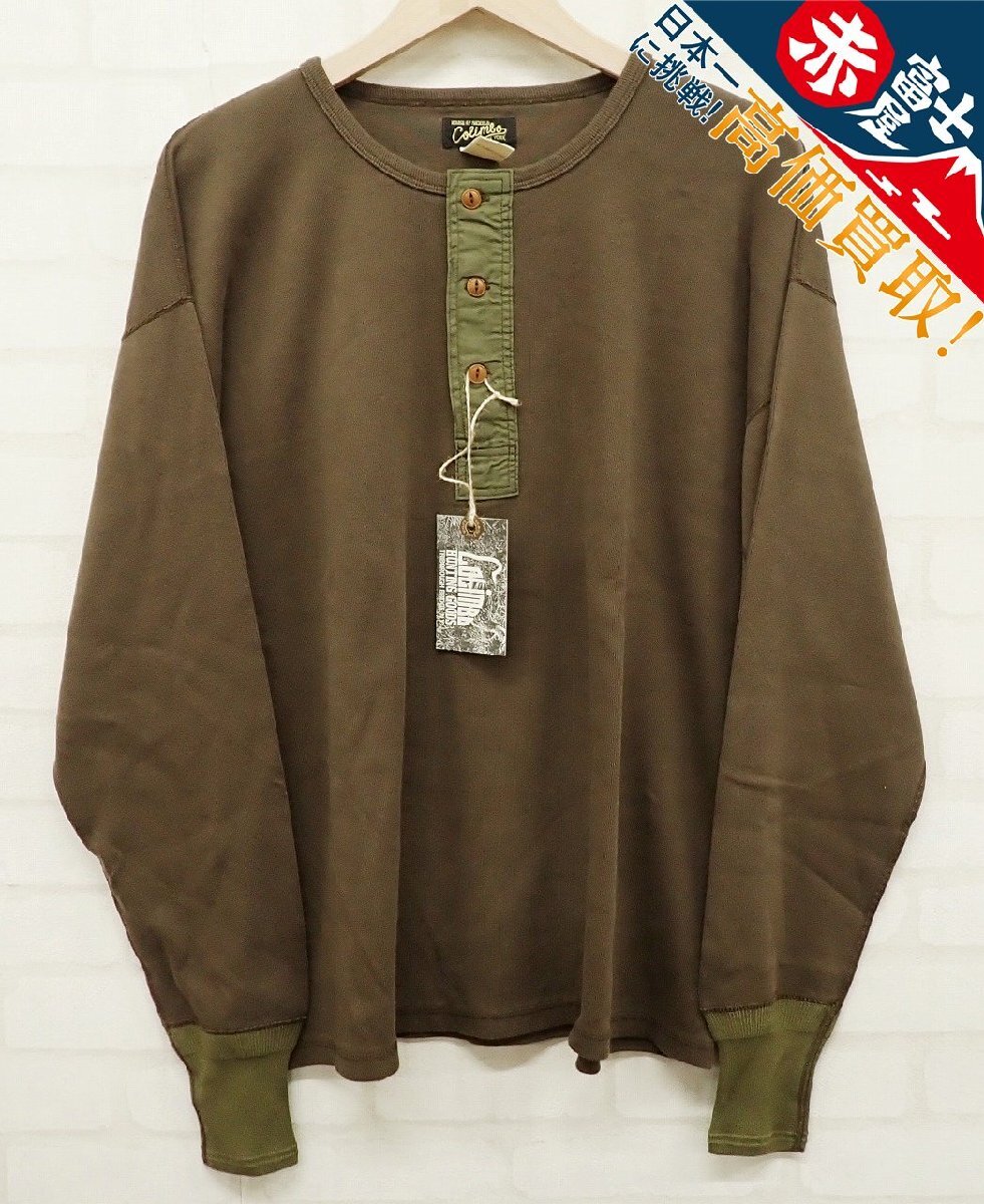 9T6691/未使用品 COLIMBO THIRTY MILES HENRY NECK TEE ZX-0431 コリンボ 長袖ヘンリーネックTシャツ拍卖