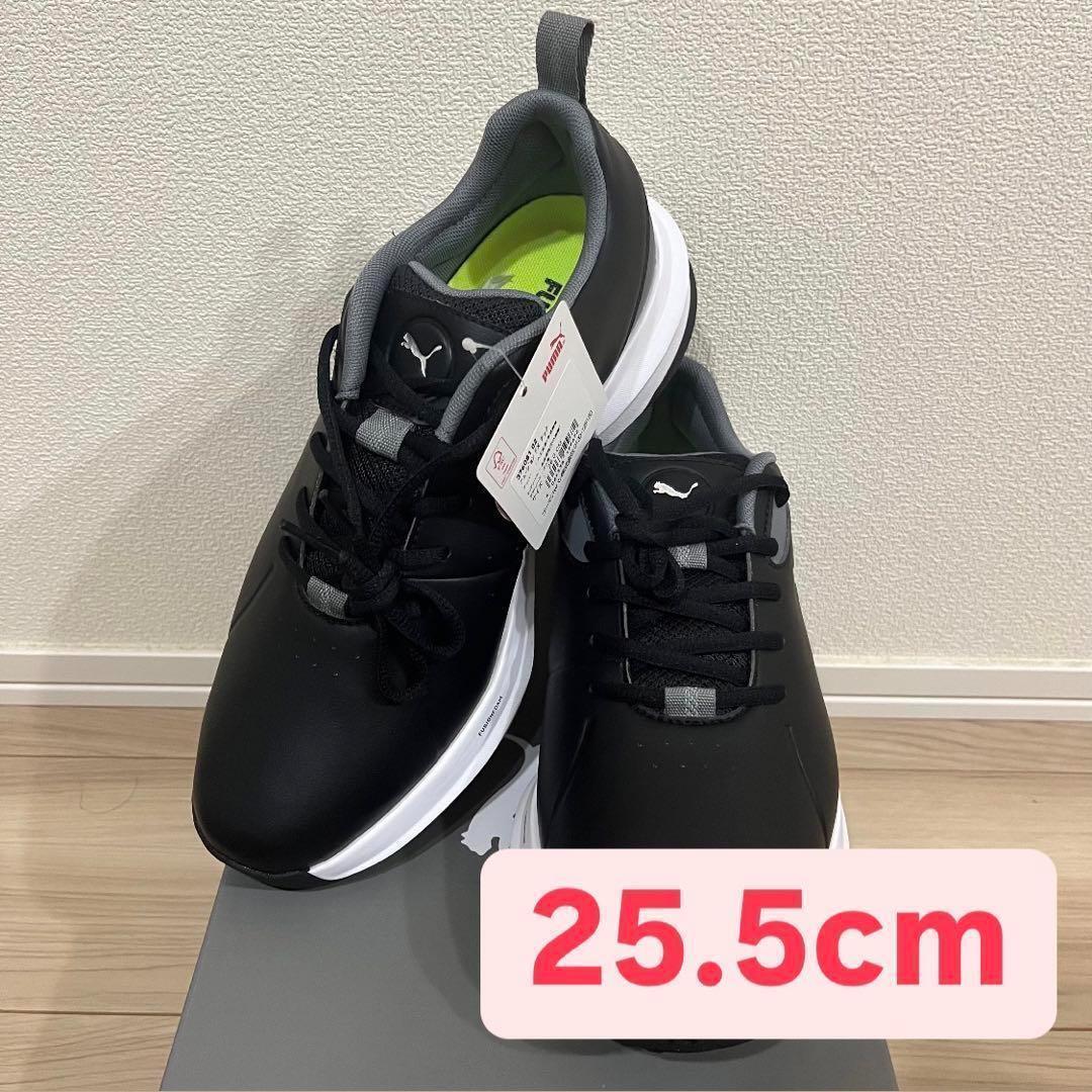 ゴルフシューズ スパイク フュージョン FX テック 25.5cm ブラック拍卖