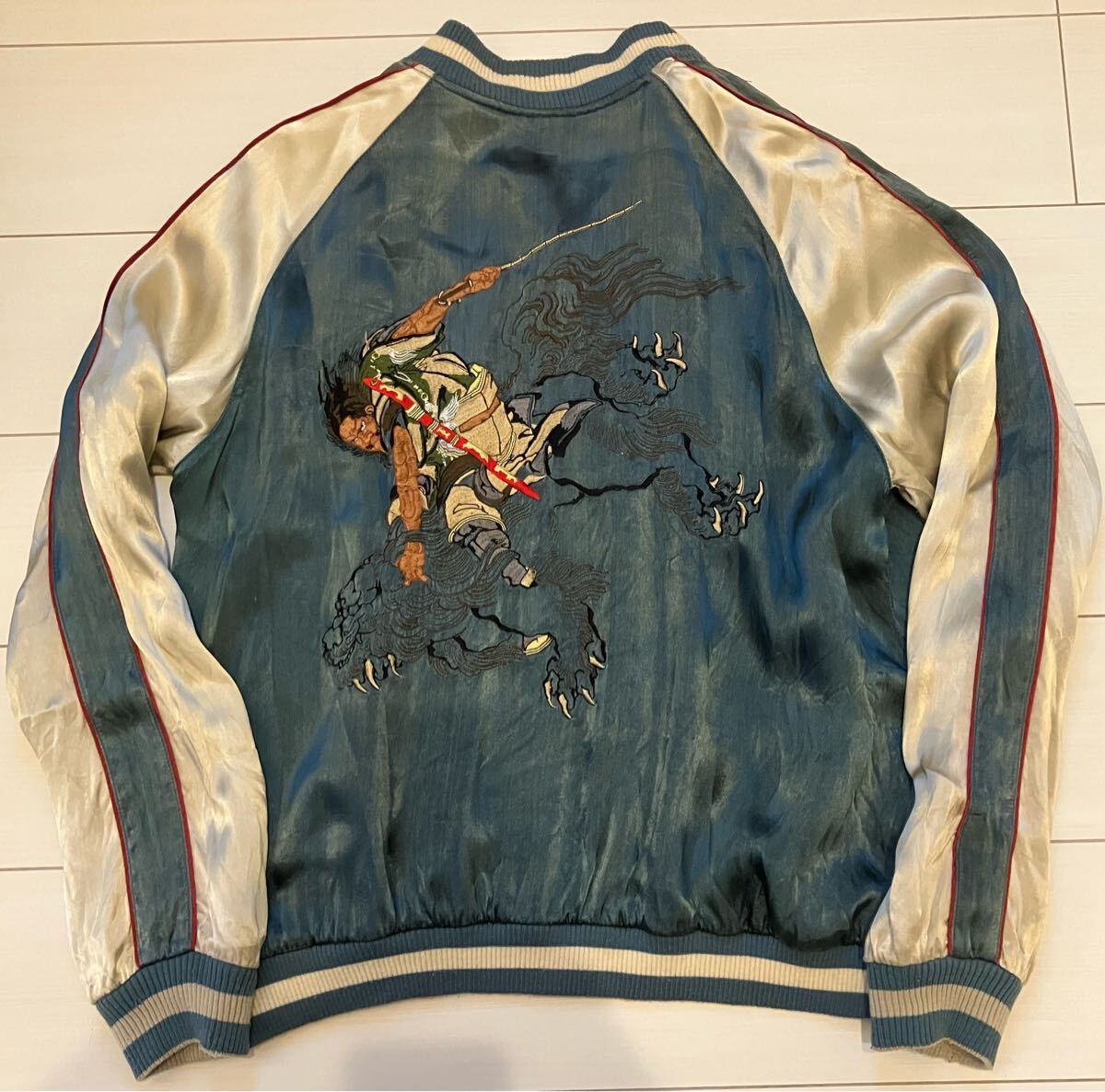 11/3終了!スプリクトリバーシブルスカジャン オリジナル スペシャル 50s スーベニア ヴィンテージ ビンテージ リーバイス 501xx 東洋港商 拍卖