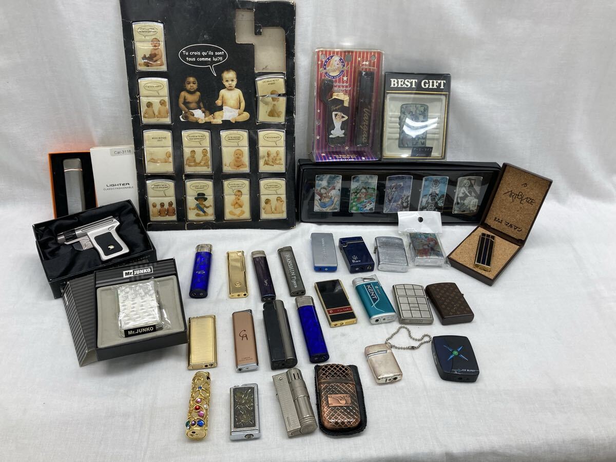 ライター まとめ ガスライター オイルライター PEACE KENT RENOMA MARLBORO CABIN HANSHIN ONE PEACE ワンピース喫煙具拍卖