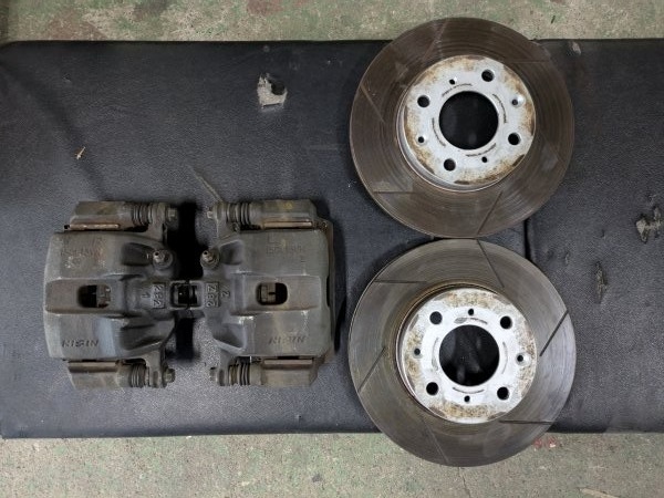 HONDA ホンダ EG8 シビックフェリオ 純正 フロント キャリパー スリットローター セット 中古品 D15B 15CL13VN拍卖