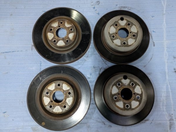 SUBARU スバル GRB インプレッサ WRX STI Brembo ブレンボ ブレーキローター 前後セット 中古品拍卖