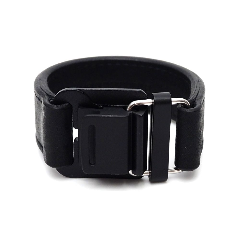 I0654S 新品 25SS RIPVANWINKLE/レザーブレスレット ブラック R+290 リップヴァンウインクル メンズ拍卖