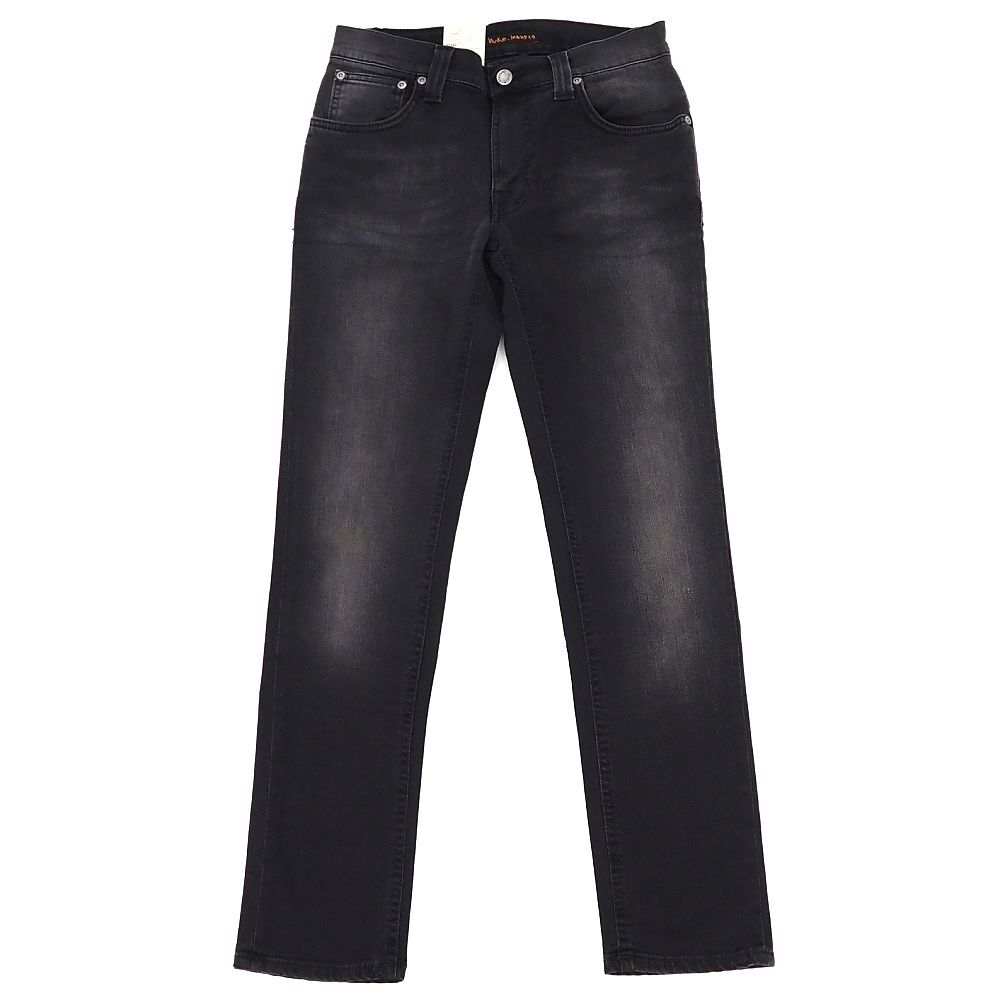 I0609S 新品 Nudie jeans/THIN FINN デニム パンツ 【サイズ:W29 L32】 ブラック ストレッチ ヌーディージーンズ メンズ拍卖
