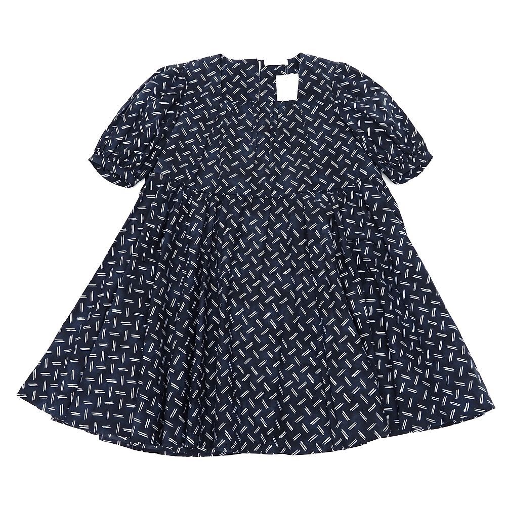 I06107 未使用品 Merlette/EEMNES DRESS ワンピース 【サイズ:S】 NAVY BATIK PRINT 定価70400円 マーレット レディース 拍卖