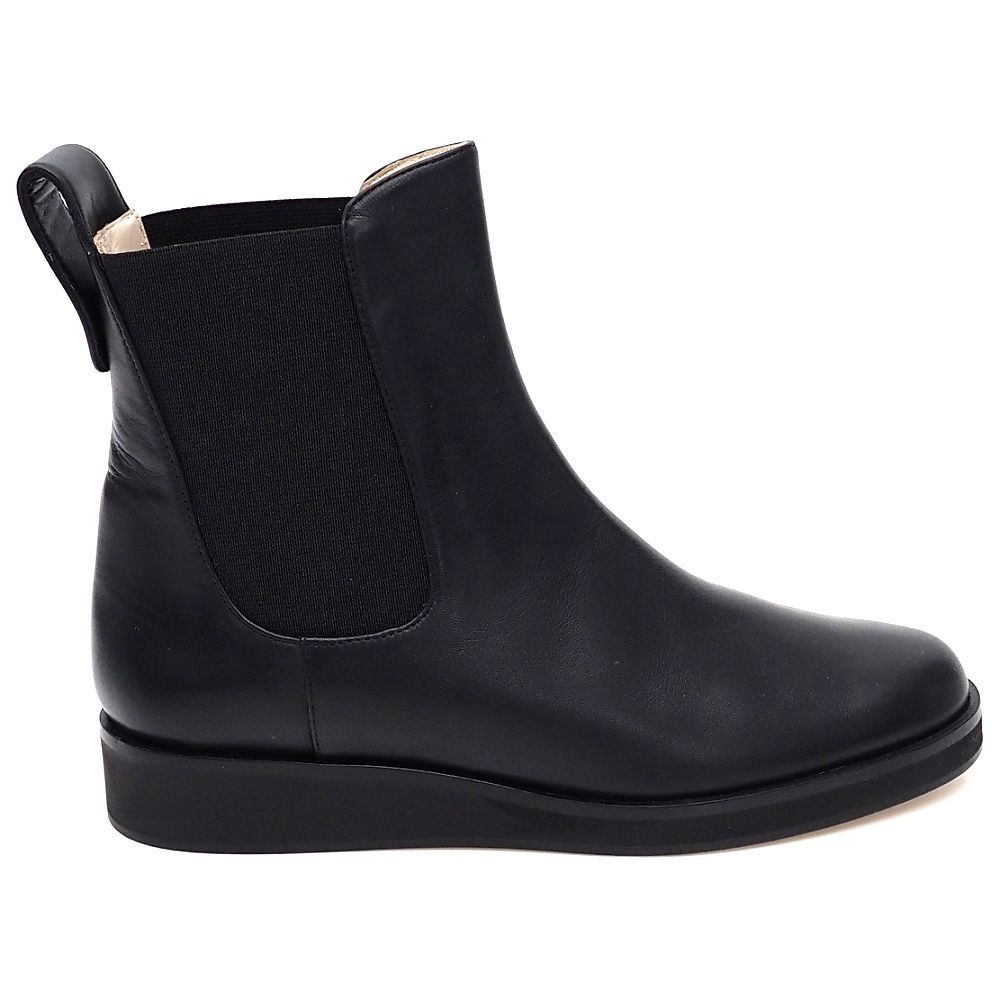 I0694S 未使用品 NEBULONI E./ 6733 LUKE レザーブーツ 【サイズ:37.5】 ブラック サイドゴア ネブローニ レディース拍卖