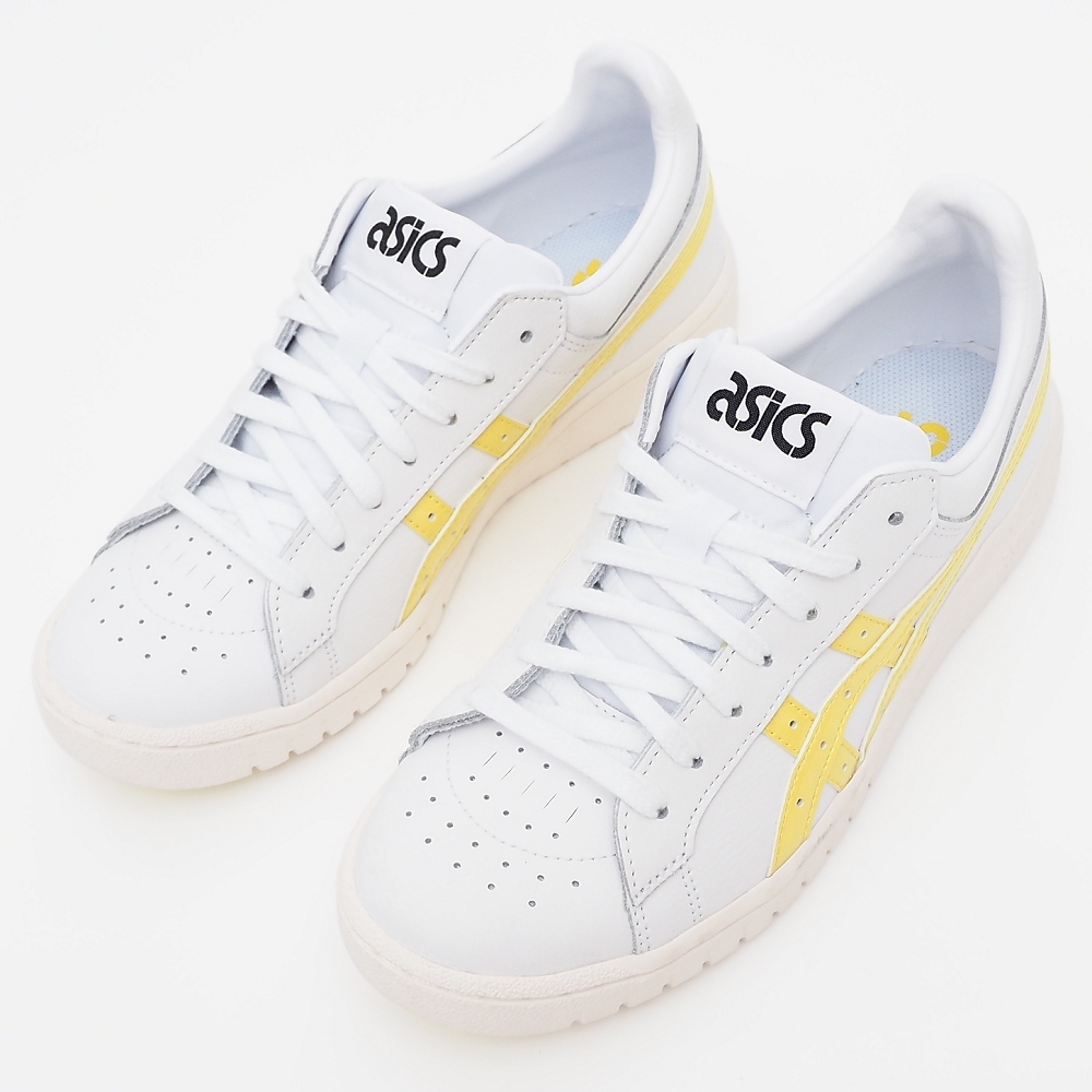 H06727 未使用品 asics/GEL-PTG スニーカー 【サイズ:4.5(23cm)】 ホワイト/イエロー 1201A044 アシックス レディース拍卖