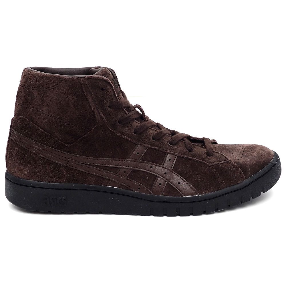 H06528 未使用品 asics/GEL-PTG MT スエードレザー スニーカー【サイズ:11.5(29cm)】COFFEE/BLACK アシックス メンズ拍卖