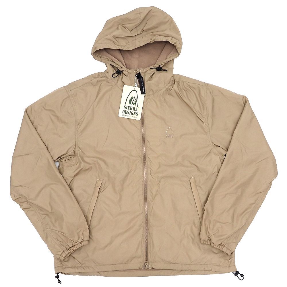 I06157 新品 SIERRA DESIGNS/NYLON FLEECE PARKA ナイロンフリース ジャケット 【サイズ:JPN XL】 TAN 821008 シエラデザインズ メンズ 拍卖