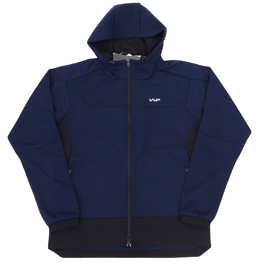 H06377 新品 THE WARP BY ENNERRE/スペンサーニット パーカー【サイズ:L】ダークブルー 発熱 ゴルフウエア ザワープバイエネーレ メンズ拍卖