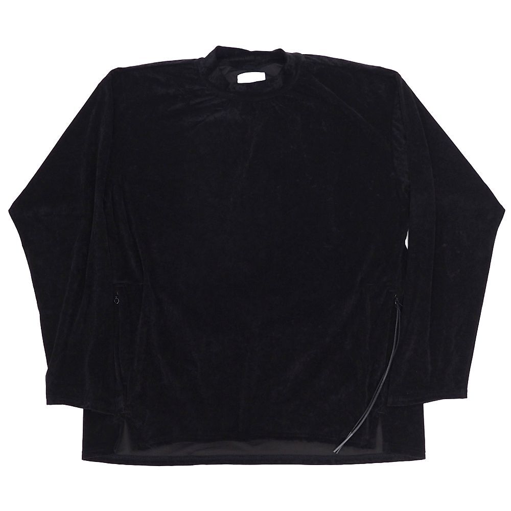 J0602S 新品 onegravity/ベロア シャツ 【サイズ:L】 ブラック 日本製 ワングラビティ メンズ拍卖