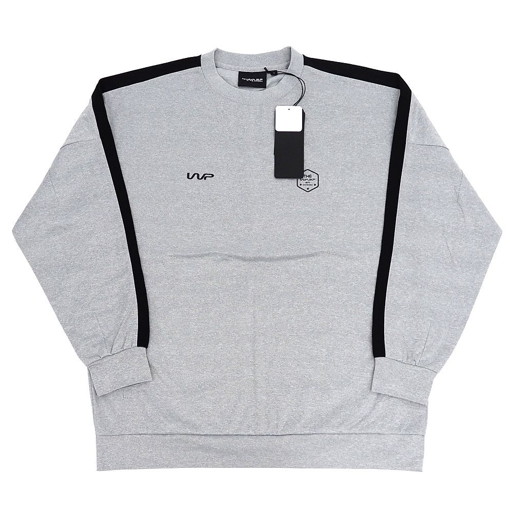 H06390 新品 THE WARP BY ENNERRE/スペンサーニット スウェット 【サイズ:3L】 グレー WB3SJE09 ザワープバイエネーレ メンズ拍卖