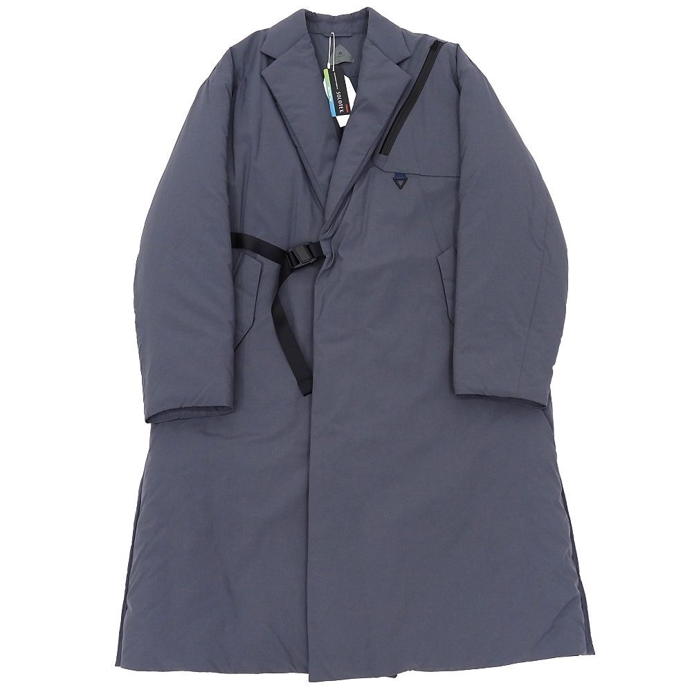 J0657S 新品 A+TOKYO/パデッドオーバーコート 【サイズ:1】 グレー 日本製 SOLOTEX エープラストウキョウ メンズ拍卖