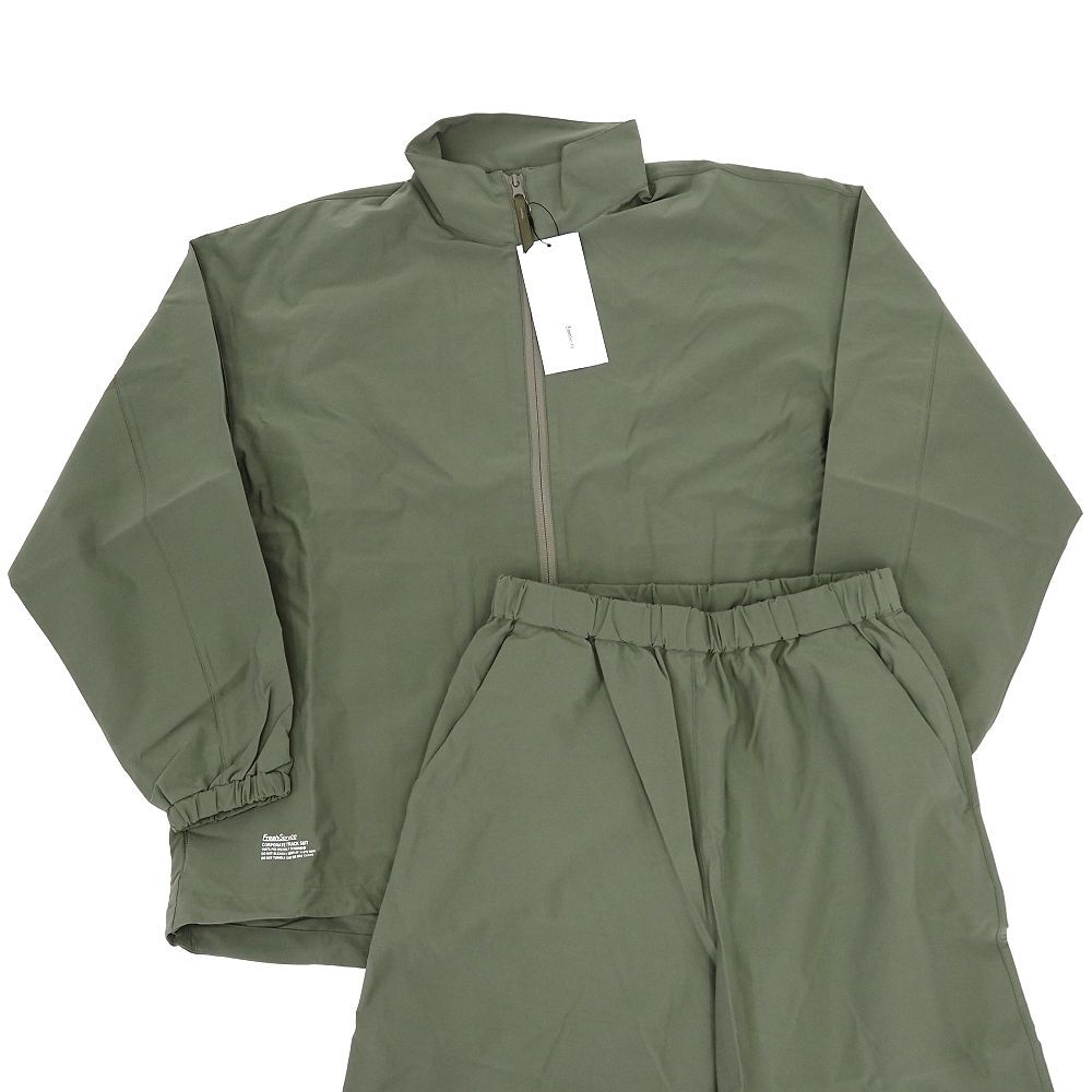 I06164 新品 25SS FreshService/トラックスーツ 【サイズ:L】 カーキ ジャケット パンツ セットアップ フレッシュサービス メンズ拍卖