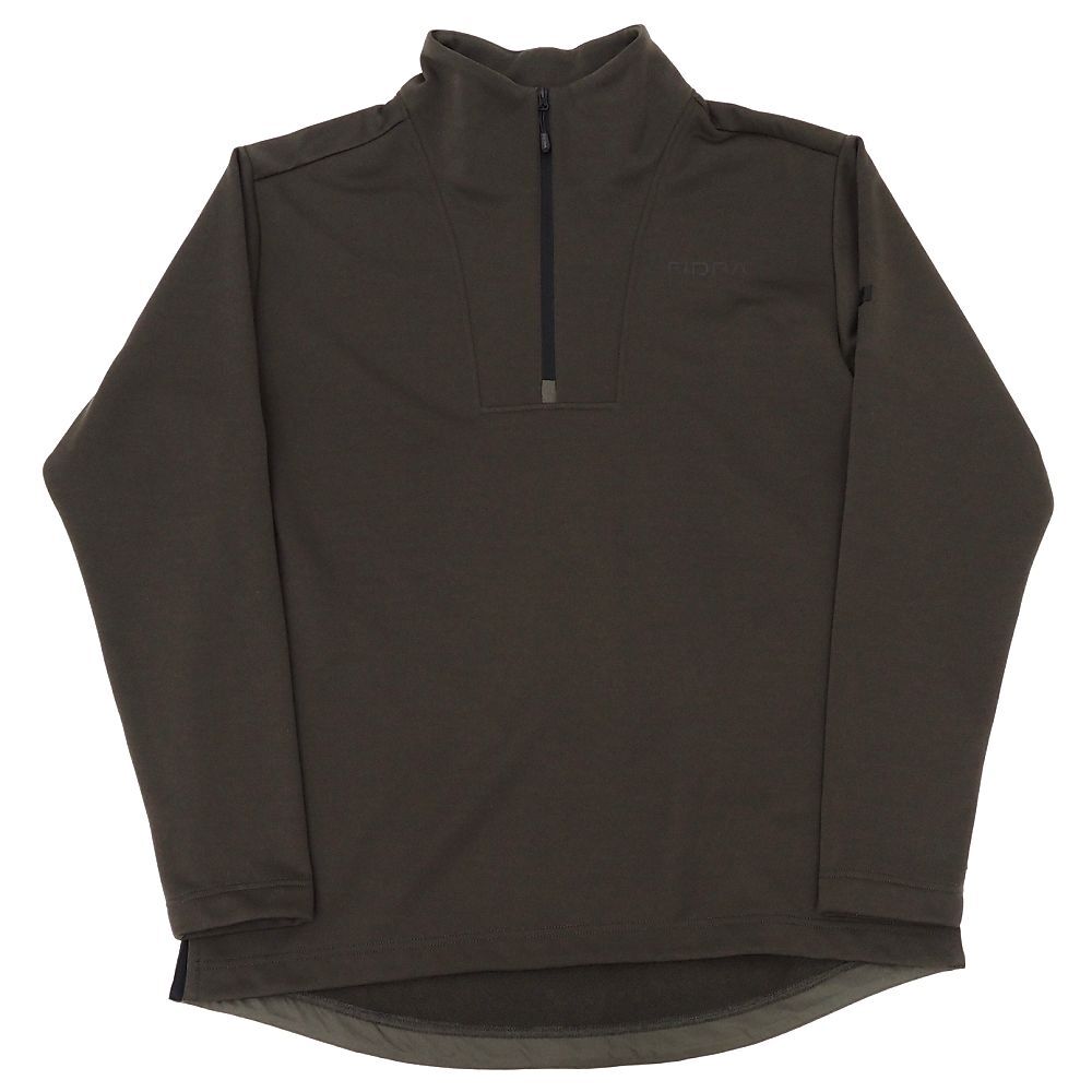 H06319F31 超美品 FIDRA/VERA ハーフジップ モックネックシャツ 【サイズ:L】 カーキ FV5STG11 ゴルフウエア フィドラ メンズ拍卖