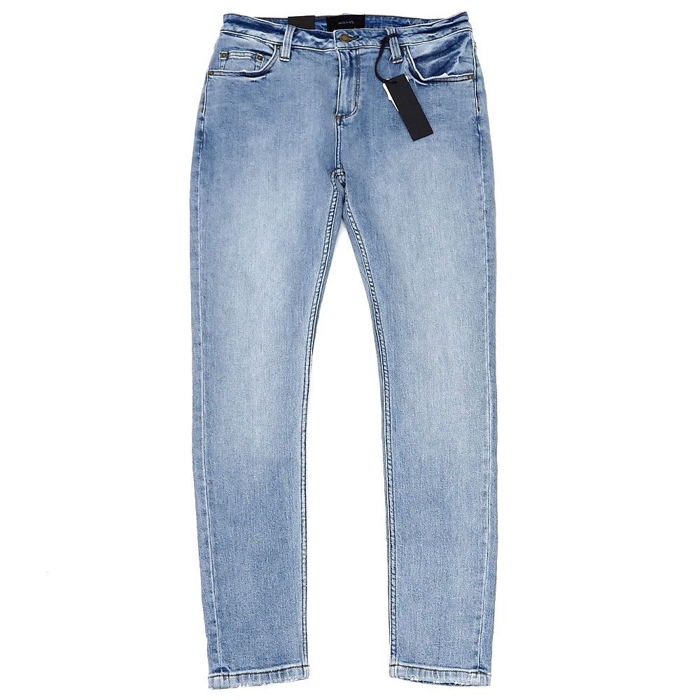 J06150 新品 ROLLA'S/STINGER デニム パンツ 【サイズ:32】 ライトブルー SKINNY FIT ストレッチ ローラス メンズ拍卖