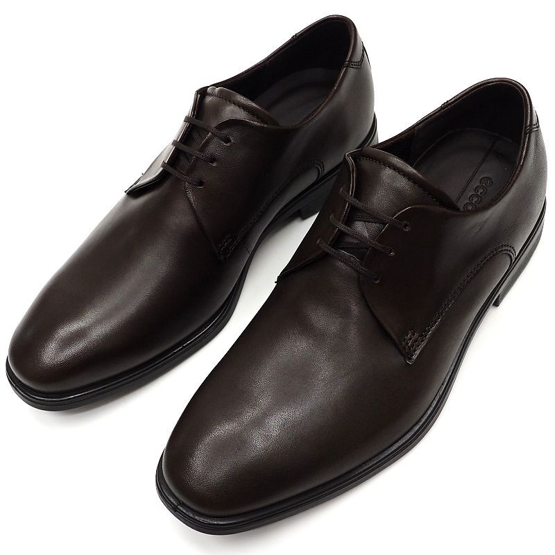 D06357 新品 ecco × THE SUIT COMPANY レザーシューズ【サイズ:39(24.5cm)】 COCOA BROWN 621864 エコー スーツカンパニー メンズ拍卖