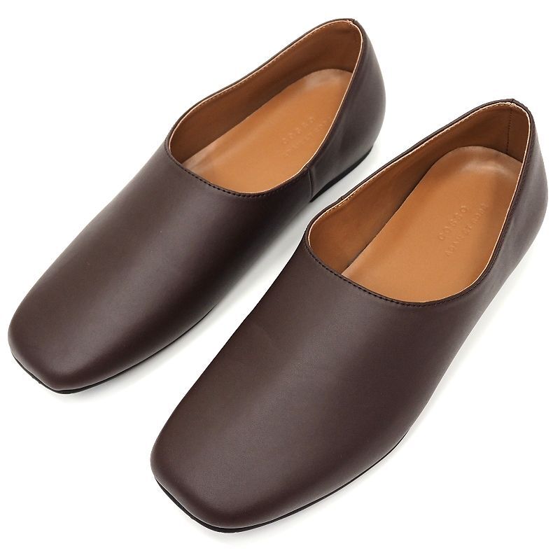 J06110 未使用品 cesse ADAM ET ROPE/フラット スリッポン 【サイズ:43】 ダークブラウン シューズ セス アダムエロぺ メンズ 拍卖