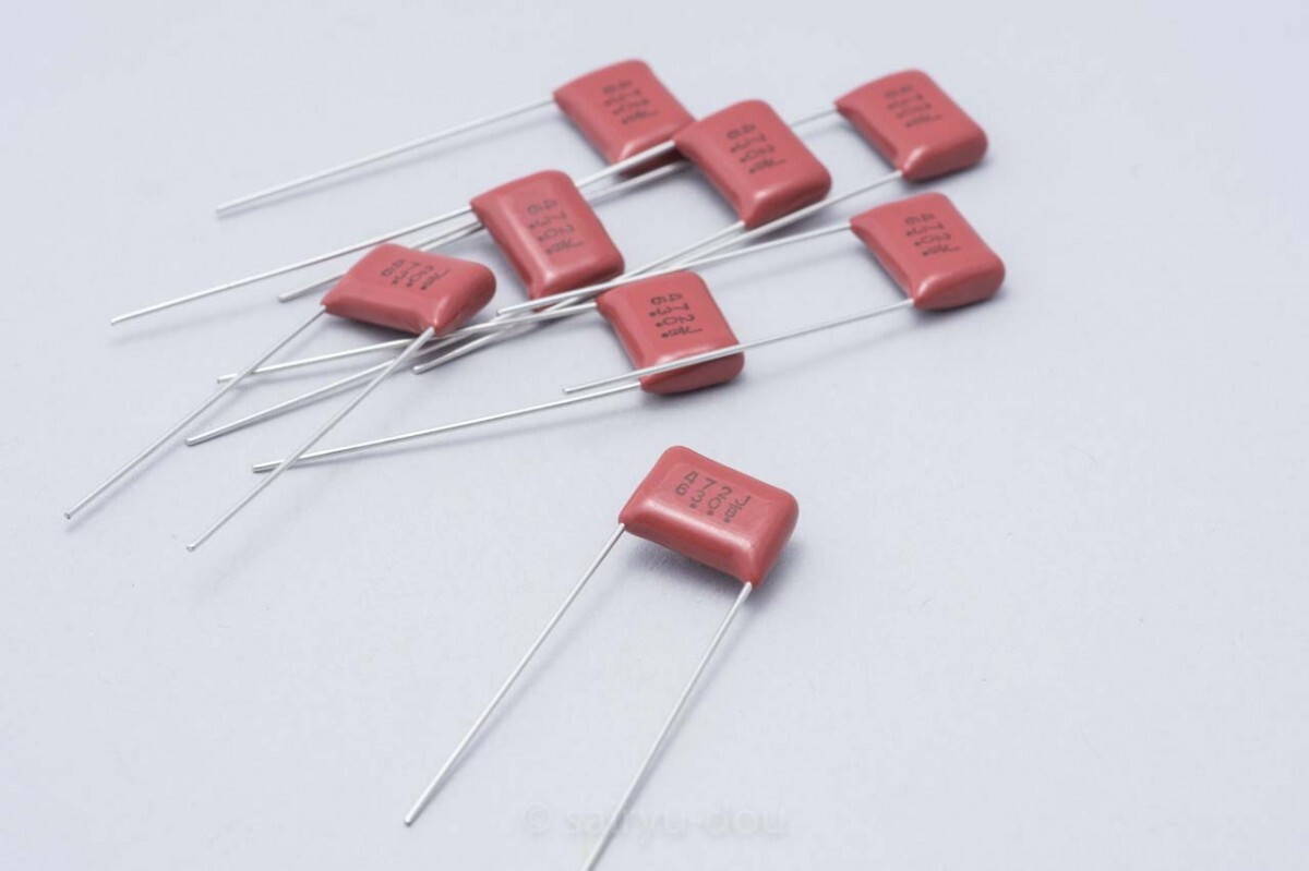 Panasonic フィルムコンデンサ ECQE(F)0.0047μF/630VDC/5% 472J 8個セットB拍卖