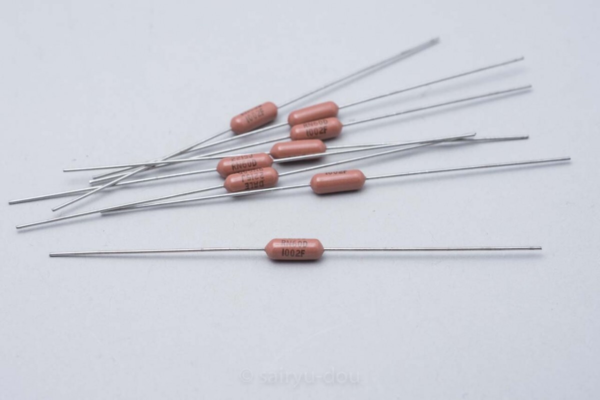 RN60D 10kΩ(1002F) 1/4W Vishay/DALE 金属皮膜抵抗 新品8個セットA拍卖