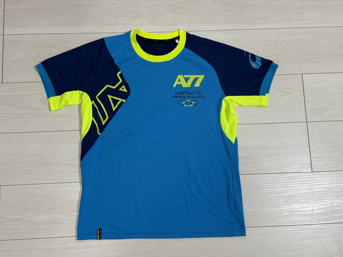 ★asics アシックス A77 半袖Tシャツ Mサイズ INFINITE PERFORMANCE★拍卖