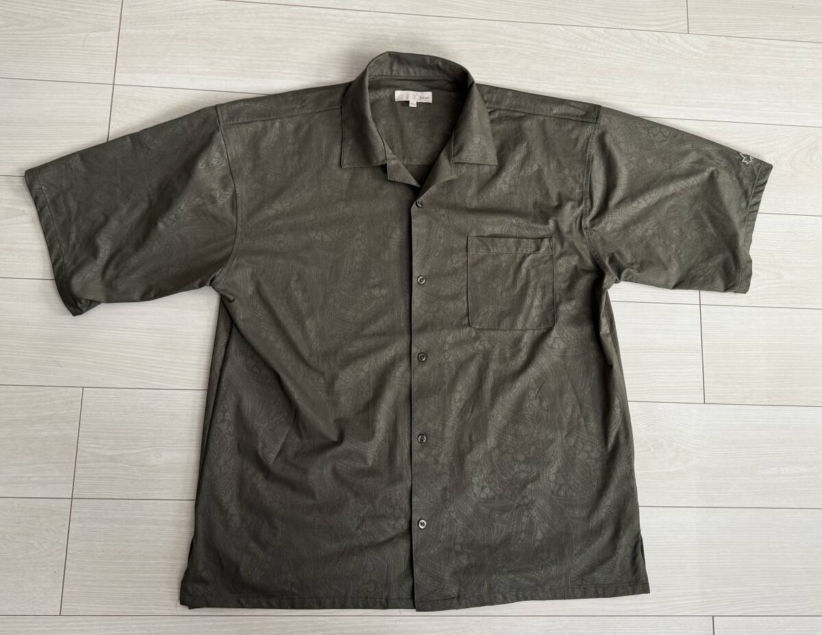 ★ロゴス デイズ LOGOS DAYS 半袖シャツ メンズ4L オリーブ 大きいサイズ★拍卖