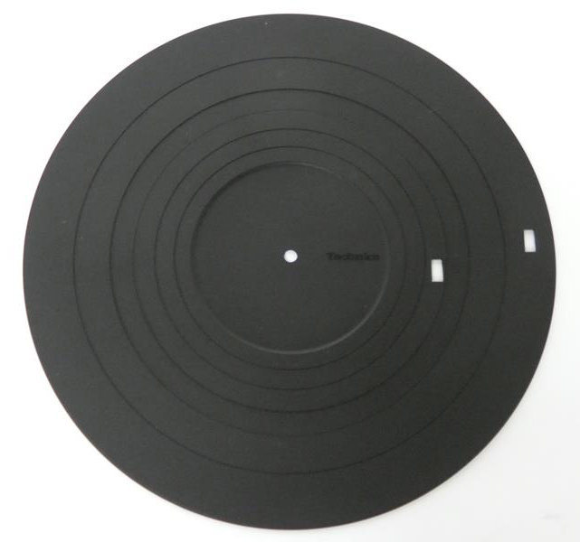 ■Technics レコードプレーヤー SL-Q300 ターンテーブルシート ゴムマット SFTGQ63M01 D-1 直径292mm 267g拍卖