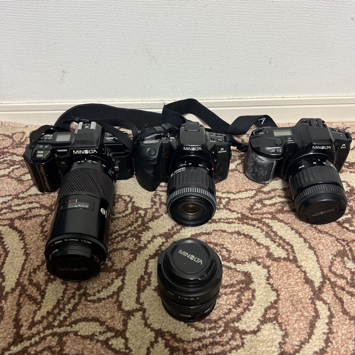 MINLTA フィルム一眼レフカメラ 4点センット ジャンク拍卖