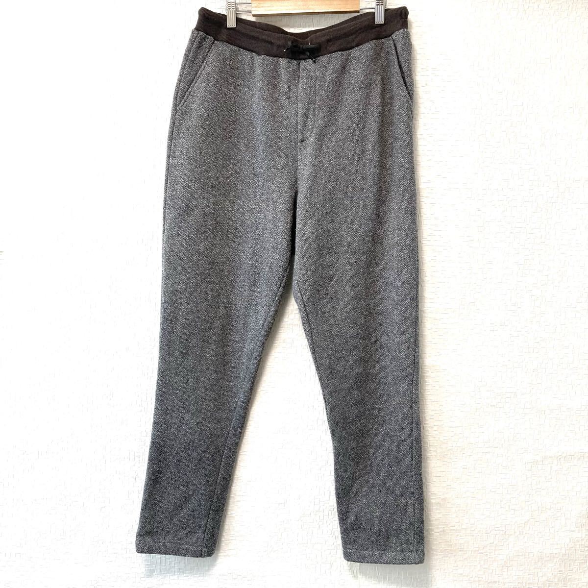 ふんわりリラックスウェア【THE SHOP TK】ザショップティーケー タケオキクチ スウェット イージーパンツ 裏地フリース グレー XL/Y36648UU拍卖