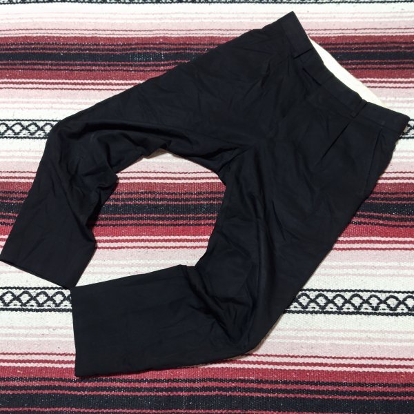 確実正規品!!【WACKO MARIA】ワコマリア GUILTY PARTIES ウール パンツ タック スラックス トラウザー 日本製 ブラック 黒 S/Y37670j拍卖