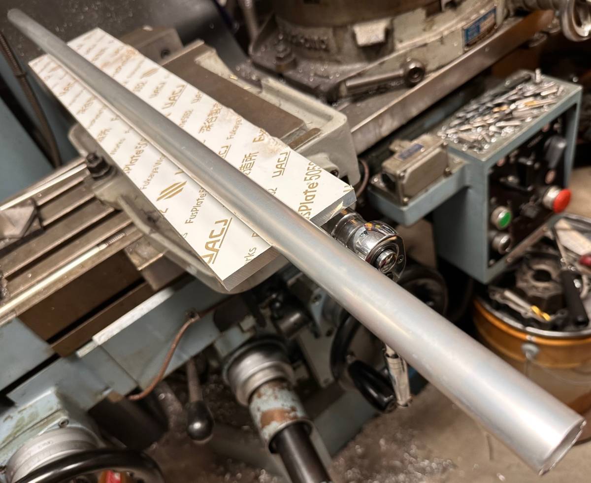 注文品 アルミ丸パイプA6063外径Φ25x肉厚2.5mm(内径20)x長さ940mm 1本拍卖