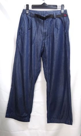 GRAMICCI グラミチ ライトデニム クライミングパンツ サイズXS クロップド丈 イージーパンツ インディゴブルー拍卖