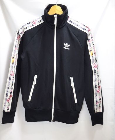 adidas Originals TrackTop TOPSHOP トップショップ コラボ アディダス トラックトップ レディース ブラック ジャージ トラックジャケット 拍卖