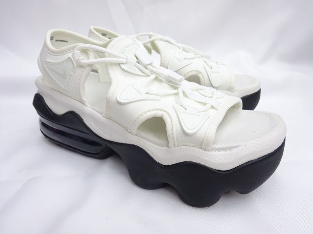 美品 NIKE WMNS AIR MAX KOKO SANDAL 24cm ナイキ ウィメンズ エアマックス ココ サンダル ホワイト 白 スニーカー拍卖
