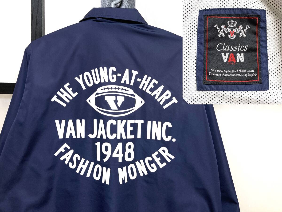 ヴァン バックプリント コーチ ジャケット / VAN JAC ヂャケット ウィンドブレーカー拍卖