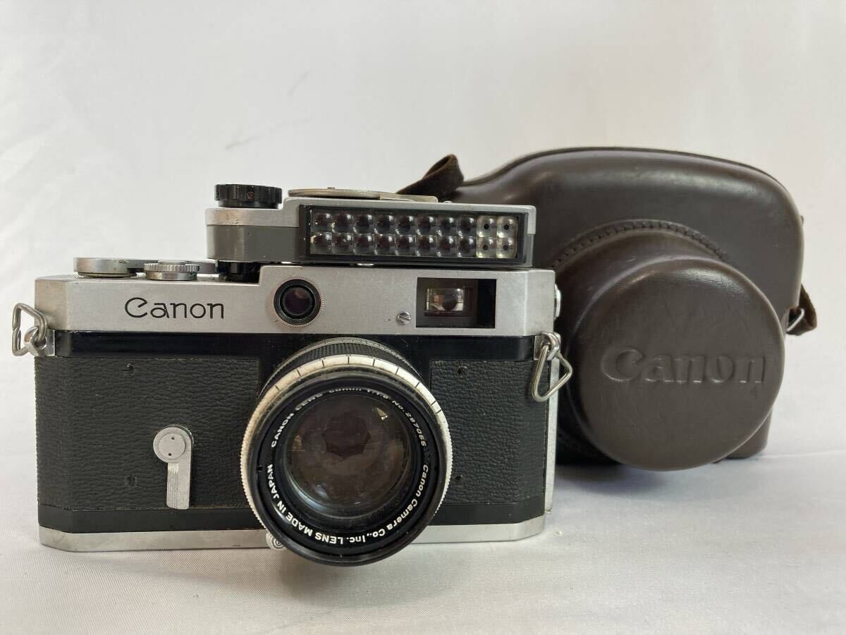 Canon CAMERA P キャノン アンティークカメラ本体 /CANON LENS 50mm f:1.8拍卖