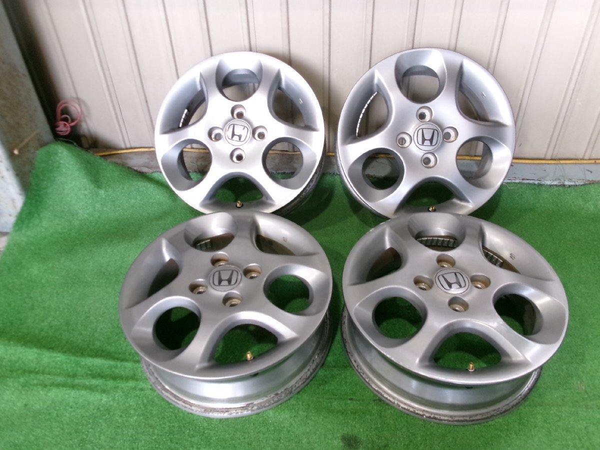 ホンダ ライフJB5 純正14インチアルミホイール 14X4.5J+45 4H PCD100 4本セット Y7.1040拍卖