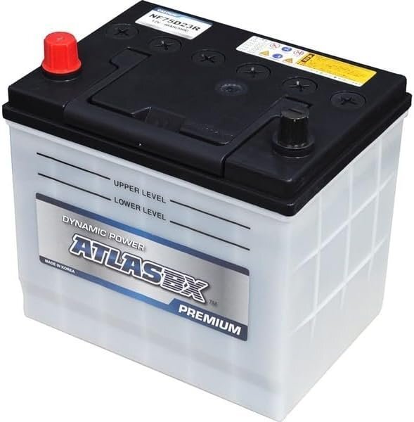 アトラス NF 75D23R  充電制御車対応バッテリー 夏のSALE 今だけ特価! 互換:55D23R/65D23R/70D23R拍卖
