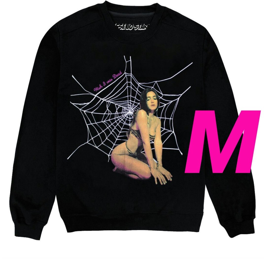 DEADLY DOLL JESSE JO STARK トレーナー 黒 M ジェシージョースターク CHROME HEARTS クロムハーツ スウェット 長袖 裏起毛 拍卖