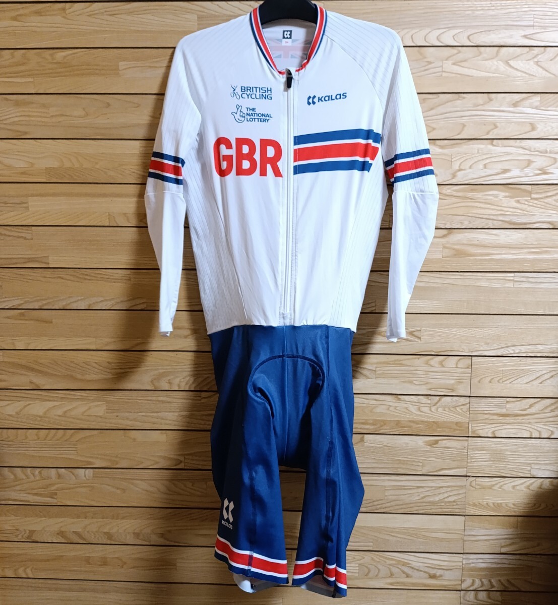 支給品 スキンスーツ イギリス代表 ナショナルチーム ワンピース GBR M 英国 GREAT BRITAIN グレートブリテン 自転車 サイクルジャージ拍卖