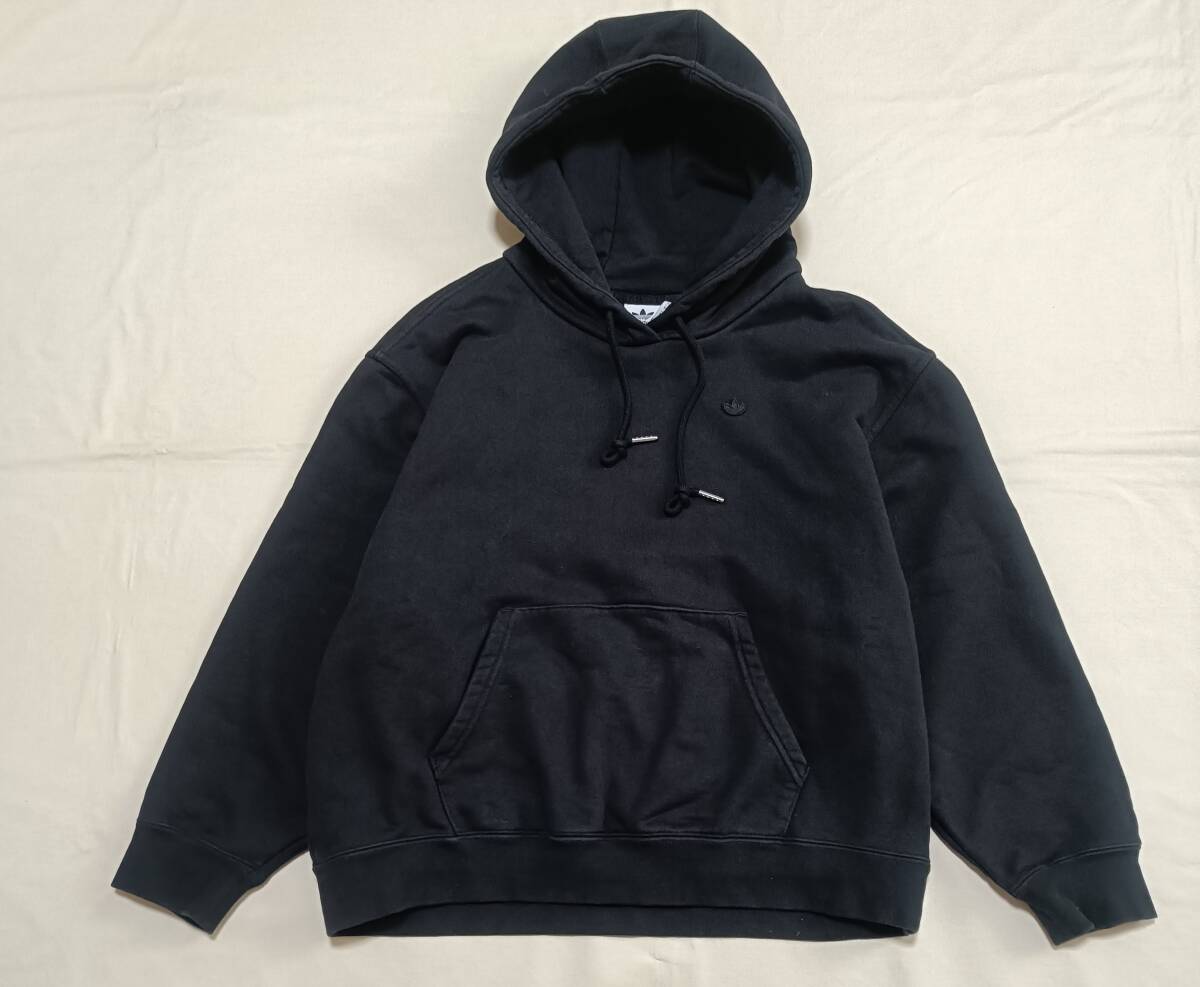 adidas originals アディカラー オーバーサイズ パーカー フーディ レディースL スウェット スエット アディダスオリジナルス 8110拍卖