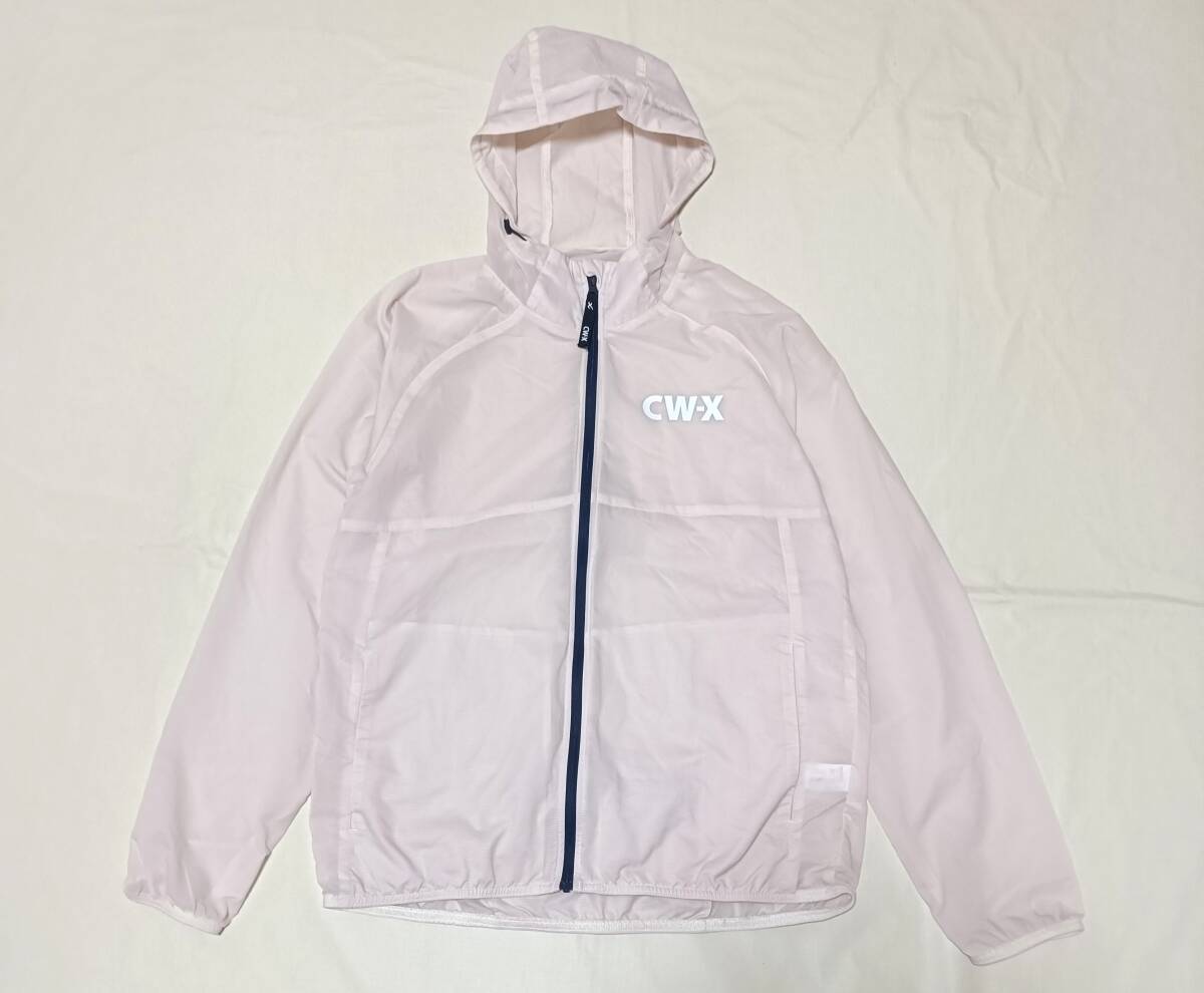 CW-X ワコール 軽量 ナイロンパーカー ポケッタブル コンパクトに収納可 マウンテンパーカー S ジップアップ フーディ 8078拍卖