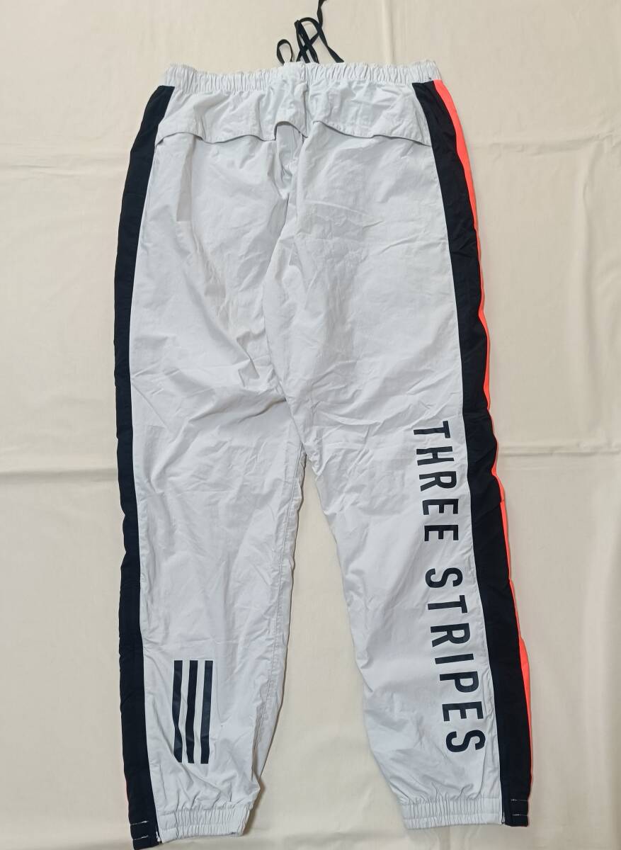 adidas アディダス 裏メッシュ ナイロンパンツ ピステパンツ ロングパンツ XO 3L スリーストライプス すそチャック 8113拍卖