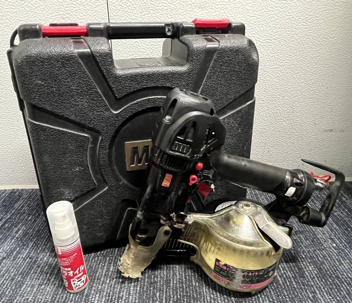 【比較的綺麗】MAX マックス 65mm 高圧 コイルネイラ HN-65N2(D) エア釘打機 エア釘打ち機 ロール釘打機 ロール釘打ち機 エア工具 10299拍卖
