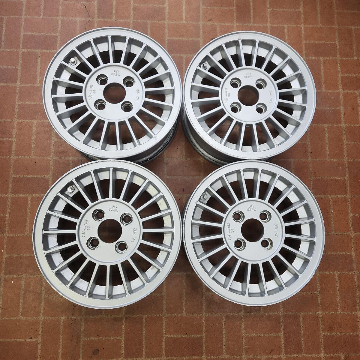 当時物 PIT CREW 13インチ 5.5J+38  4H-100 中古拍卖