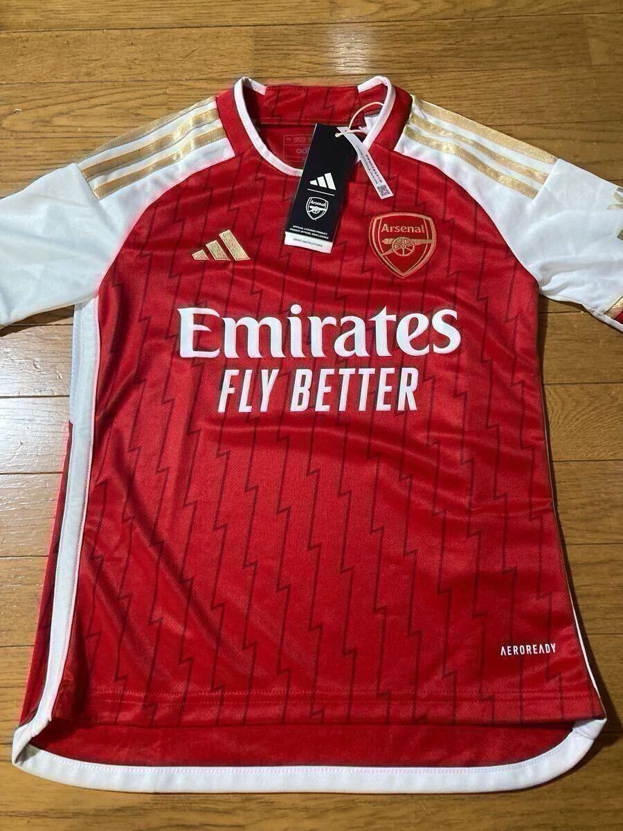 新品 正規品 アディダス アーセナル 23/24 HOME ジュニア レプリカユニフォーム 140cm HZ2133拍卖